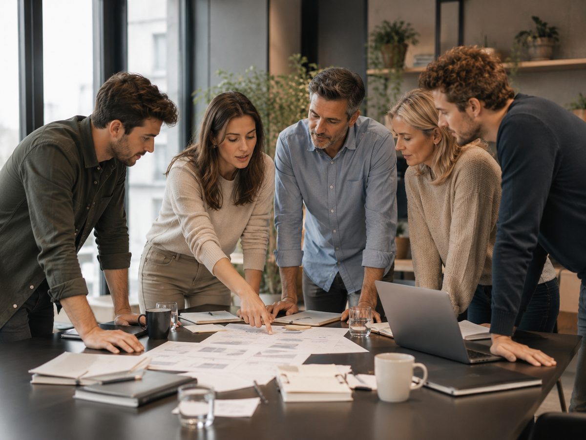 Managementteam in overleg